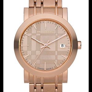 Rose Gold Burberry Watch